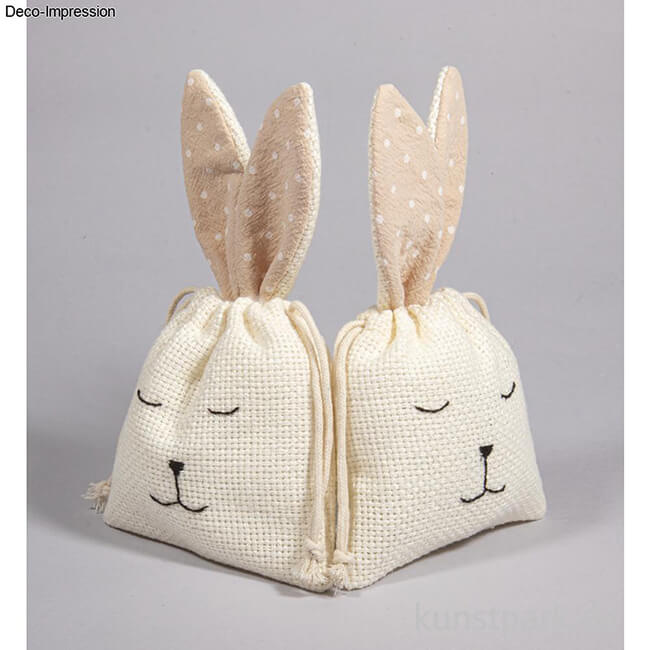Artikelbild 2 des Artikels “Stoffsäckchen Hase, 12 x 21 cm, 2 Stück “