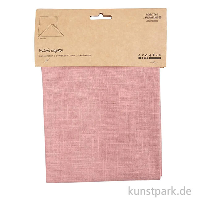 Artikelbild 2 des Artikels “Stoffservietten aus Baumwolle, Rosa, 42 x 42 cm, 2 Stück “