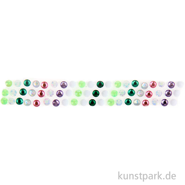 Artikelbild 2 des Artikels “Strass Tape, Klebeband, Stripes, Multicolor, 1,9 x 50 cm “