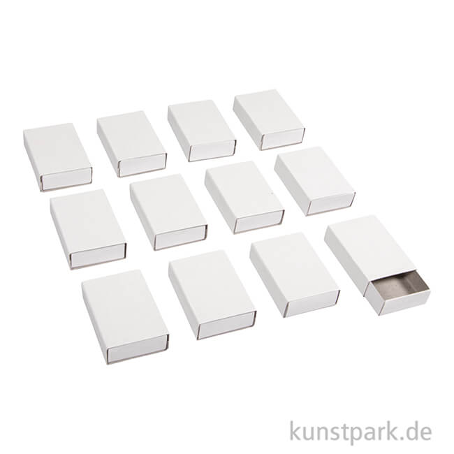 Artikelbild 2 des Artikels “Streichholzschachteln, klein, 5,3 x 3,6 x 1,5 cm, 12 Stück “