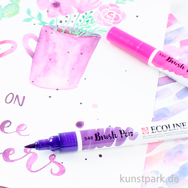 Artikelbild 2 des Artikels “Talens ECOLINE Brushpen “