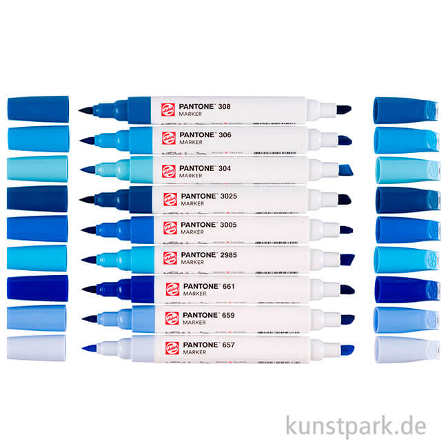 Artikelbild 2 des Artikels “Talens Pantone Marker Set - 9 Blue Farben “