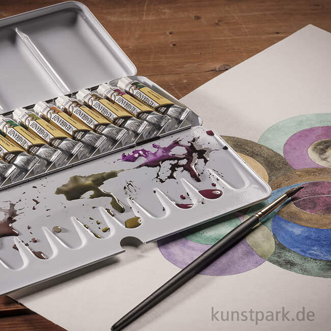 Artikelbild 2 des Artikels “Talens REMBRANDT Aquarellfarben Set - Metallische Farben, 12 x 10 ml Tuben “