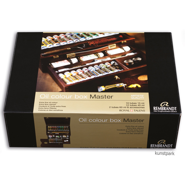 Artikelbild 2 des Artikels “Talens REMBRANDT Ölfarbe Holzkasten Master mit 24 Farben und Zubehör “
