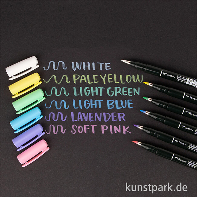 Artikelbild 2 des Artikels “Tombow Fudenosuke Brush Pen - Pastell “