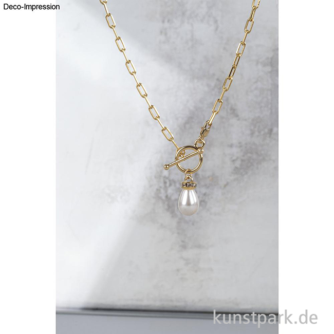 Artikelbild 2 des Artikels “Tropfen Charms, Gold, 6x8+6x12+8x16+10x14 mm, 4 Stück “