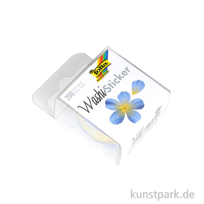 Artikelbild 2 des Artikels “Washi-Sticker - Blüten Blau, 200 Stück “