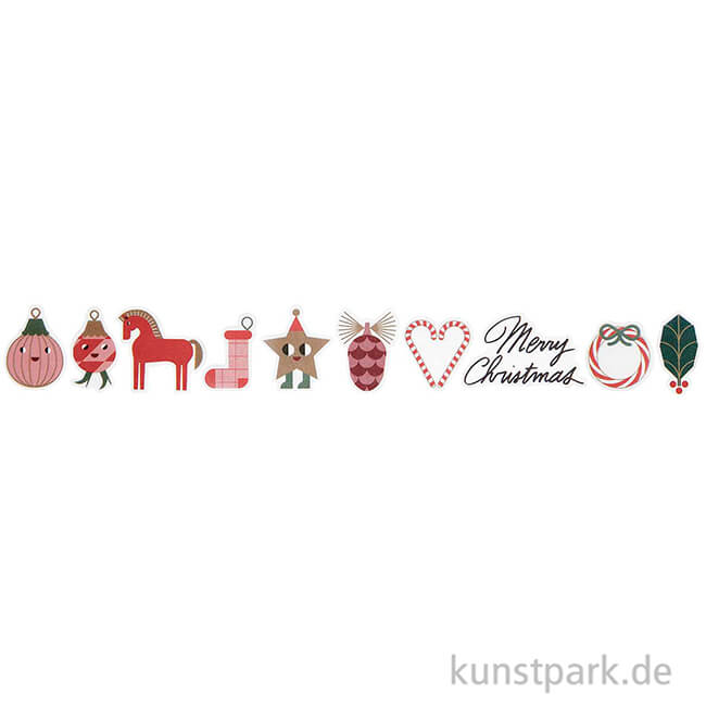Artikelbild 2 des Artikels “Washi Sticker - Christmas Rocks, Figuren, 200 Aufkleber “