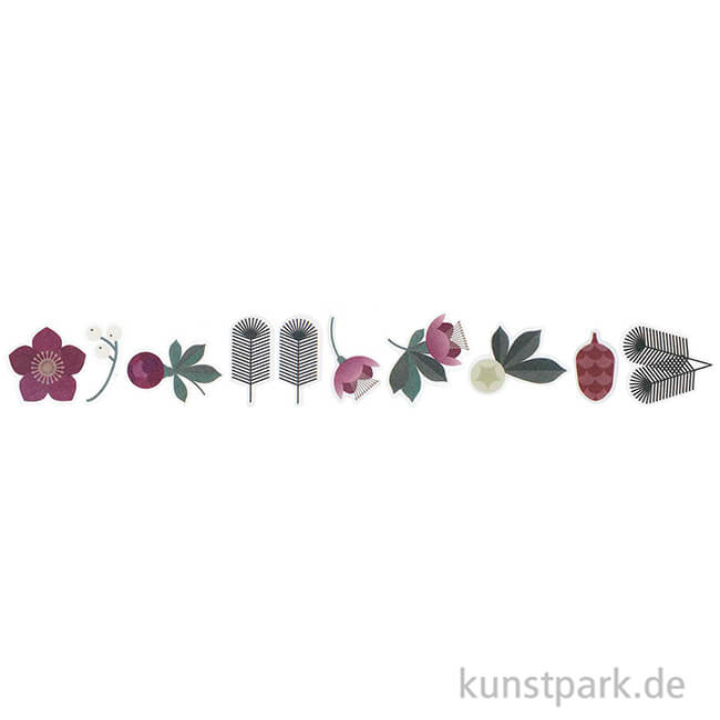 Artikelbild 2 des Artikels “Washi Sticker - Christmas Rocks, Helleborus, 200 Aufkleber “