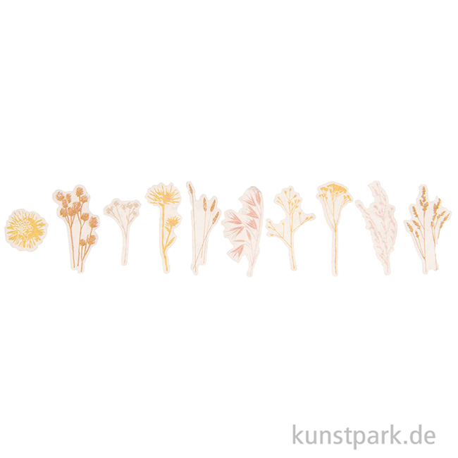 Artikelbild 2 des Artikels “Washi Sticker - Transformation Trockenblumen, 200 Stück “