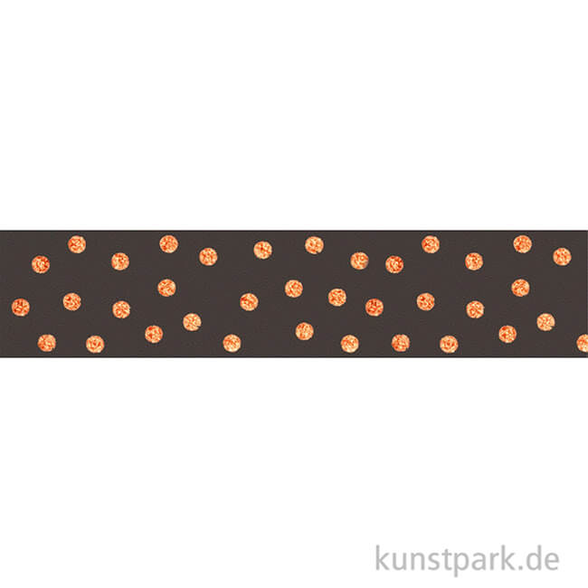 Artikelbild 2 des Artikels “Washi-Tape Hotfoil Kupfer Dots, 15 mm, 5 m Rolle “