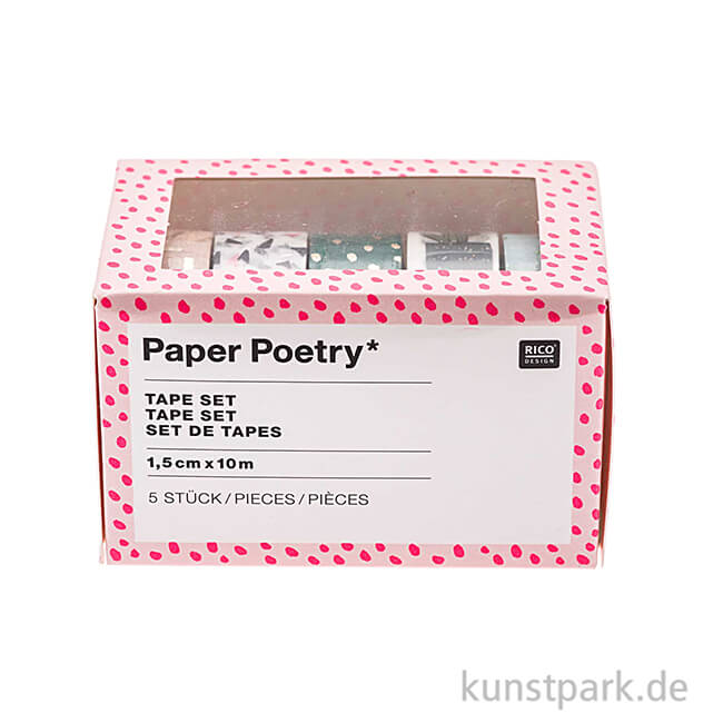 Artikelbild 2 des Artikels “Washi Tape Set - Hygge Plants, 5 Stück, je 10 m “