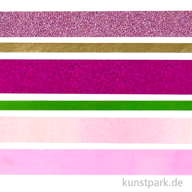 Artikelbild 2 des Artikels “Washi Tape Set - Mixed, Rosa Gold, 6 Stück “