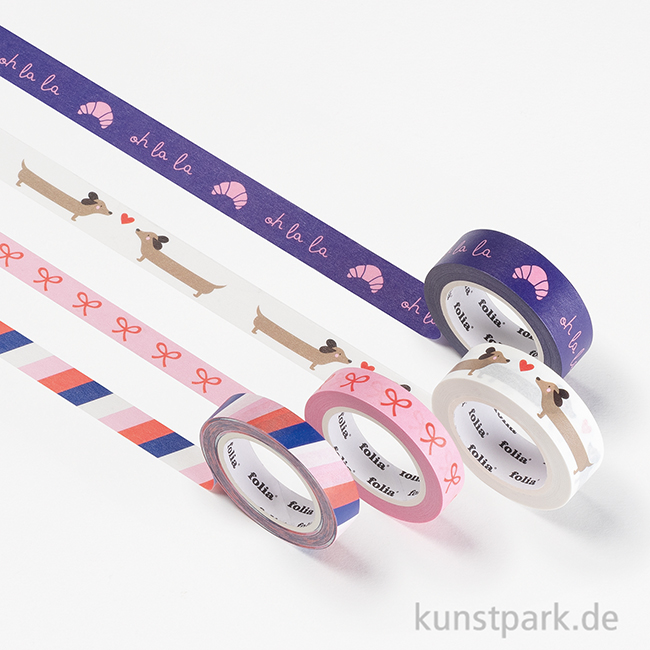 Artikelbild 2 des Artikels “Washi-Tape Set - PARISIENNE, 4 Rollen, je 10 m “