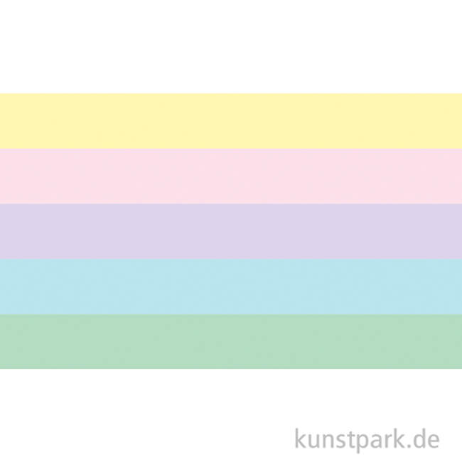 Artikelbild 2 des Artikels “Washi-Tape Set - PASTELL, 10 mm, 5 Rollen, je 10 m “