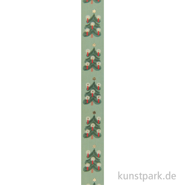 Artikelbild 2 des Artikels “Washi Tape - Weihnachtsbäume, Mint, 15 mm, 10 m Rolle “