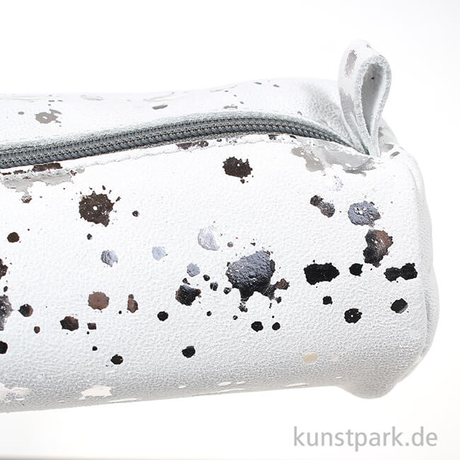 Artikelbild 2 des Artikels “Wildleder-Etui - Splash, Silber, Rund “