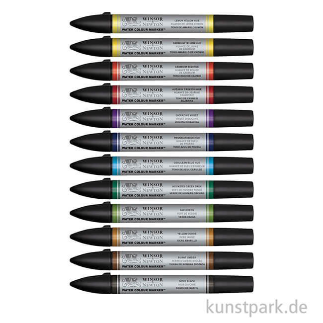 Artikelbild 2 des Artikels “Winsor & Newton Watercolour Marker 12 Stifte im Set “