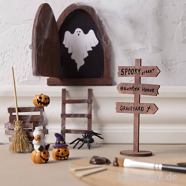 Artikelbild 3 des Artikels “Bastelset Halloween-Tür mit viel Zubehör “