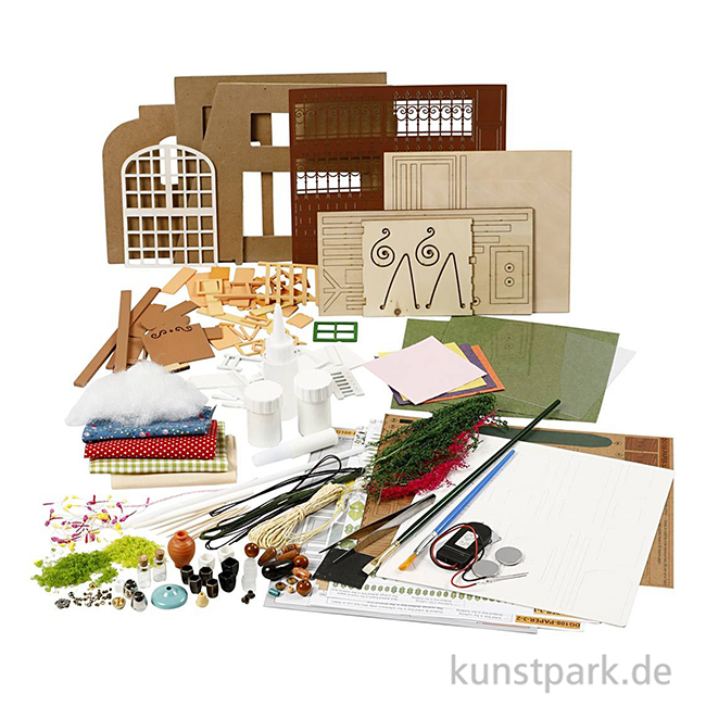 Artikelbild 3 des Artikels “Bastelset Miniatur-Zimmer - Garten, mit umfangreichem Zubehör “