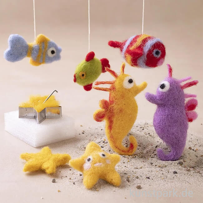 Artikelbild 3 des Artikels “Bastelset Nadelfilzen mit viel Zubehör - Tiere im Wasser “