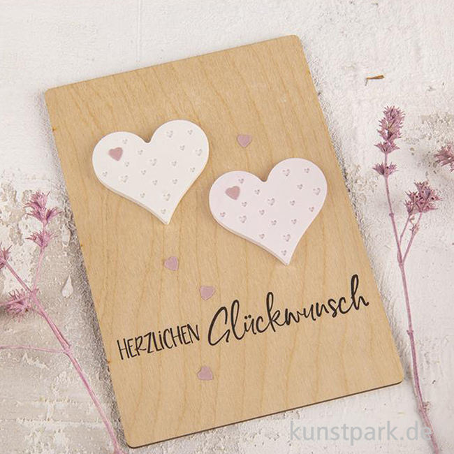 Artikelbild 3 des Artikels “Bastelset Raysin Deko-Anhänger Love, 4 Motive “