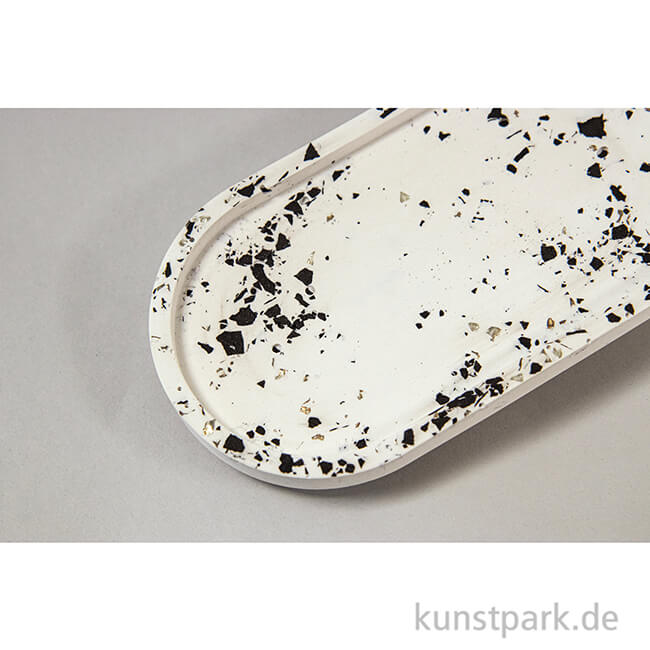 Artikelbild 3 des Artikels “Bastelset Raysin Terrazzo-Untersetzer, 17,8 x 9,5 x 1,3 cm “