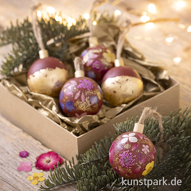 Artikelbild 3 des Artikels “Bastelset Weihnachtskugeln Decoupage “