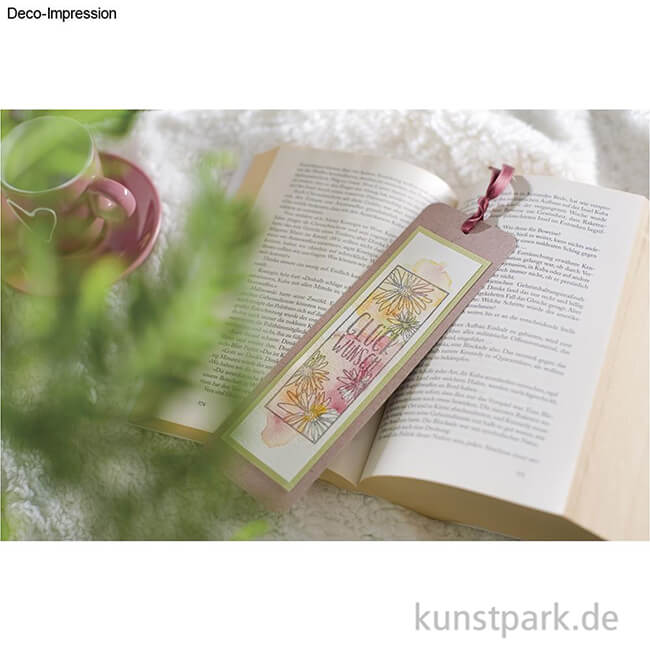 Artikelbild 3 des Artikels “Butterer Stempel - Blütenmeer-Glückwunsch, 4 x 11 cm “
