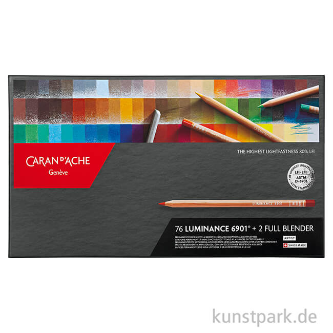 Artikelbild 3 des Artikels “Caran d'Ache - Luminance 6901, 76 Farbstifte + 2 Blender im Set “