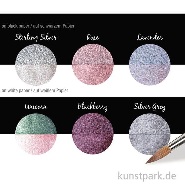 Artikelbild 3 des Artikels “COLIRO Pearl Colors - 6 Perlglanzfarben im Metallkasten, Fairytale “