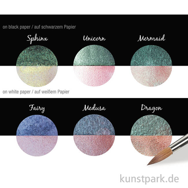 Artikelbild 3 des Artikels “COLIRO Pearl Colors - 6 Perlglanzfarben im Metallkasten, Magical “