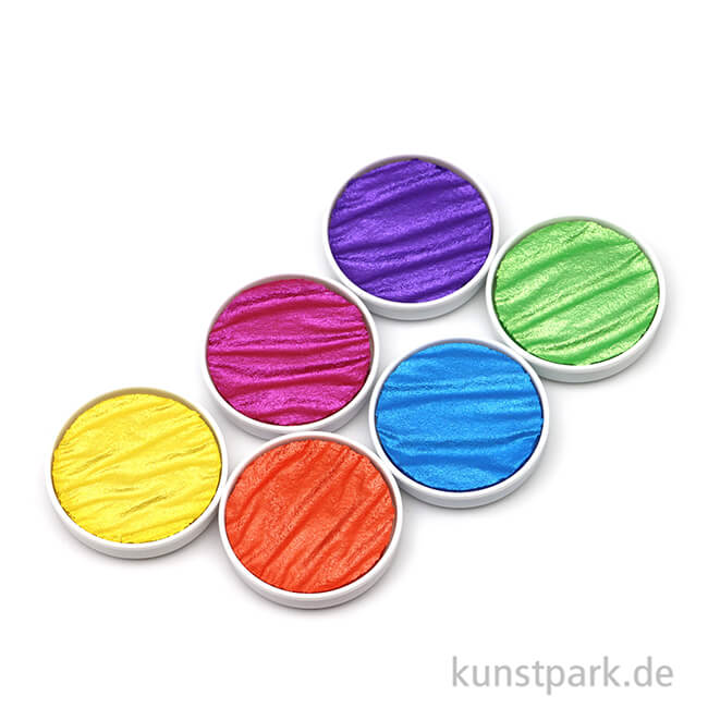 Artikelbild 3 des Artikels “COLIRO Pearl Colors - 6 Perlglanzfarben im Metallkasten, Vibrant “