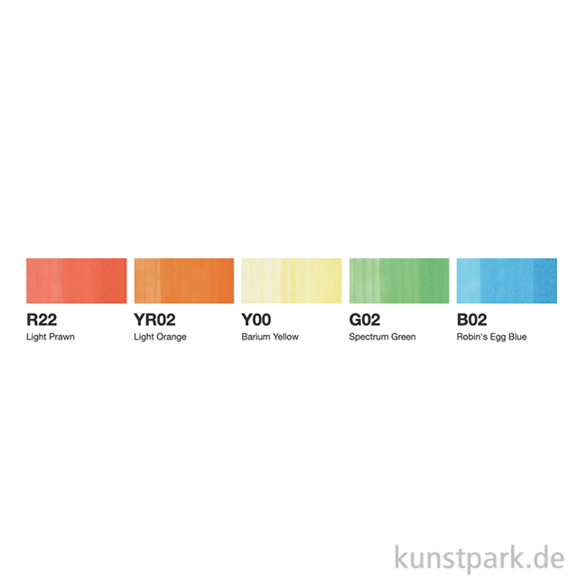 Artikelbild 3 des Artikels “COPIC Doodle Kit - Rainbow, 7 Stifte “