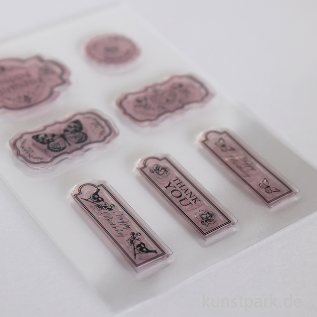 Artikelbild 3 des Artikels “CraftEmotions Clear Stamps - Etiketten, DIN A6 “