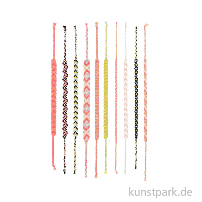 Artikelbild 3 des Artikels “DIY Freundschaftsarmbänder Set, Fashion Colours, 10 x 8 m Garn “