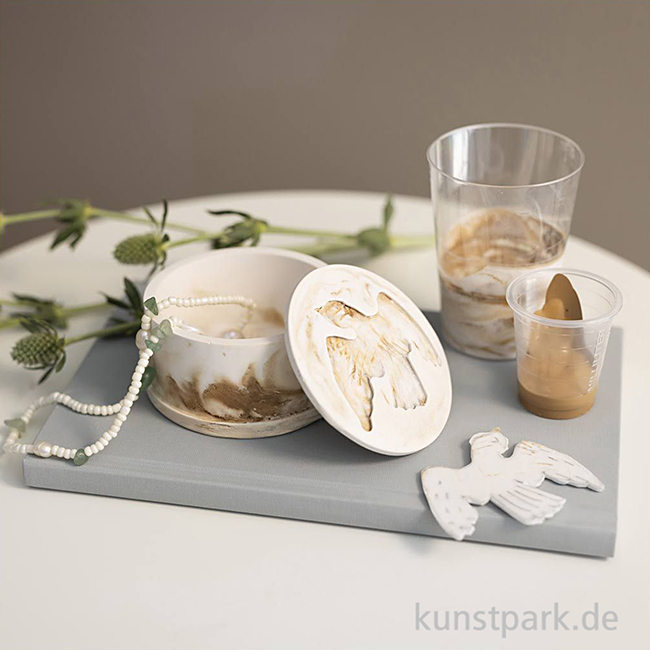 Artikelbild 3 des Artikels “DIY Set - Dose mit Deckel gießen, Resin, Beige, Creme “