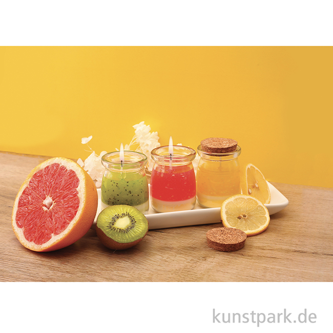 Artikelbild 3 des Artikels “DIY Set - Kerzen im Glas, 3 fruchtige Designs “