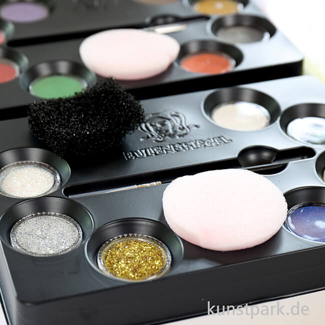 Artikelbild 3 des Artikels “Eulenspiegel 12 Farben Profi-Schminkpalette mit Anleitung “