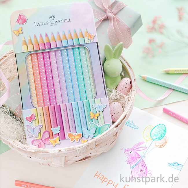 Artikelbild 3 des Artikels “Faber-Castell Buntstifte Sparkle Pastell, 12er Metalletui “