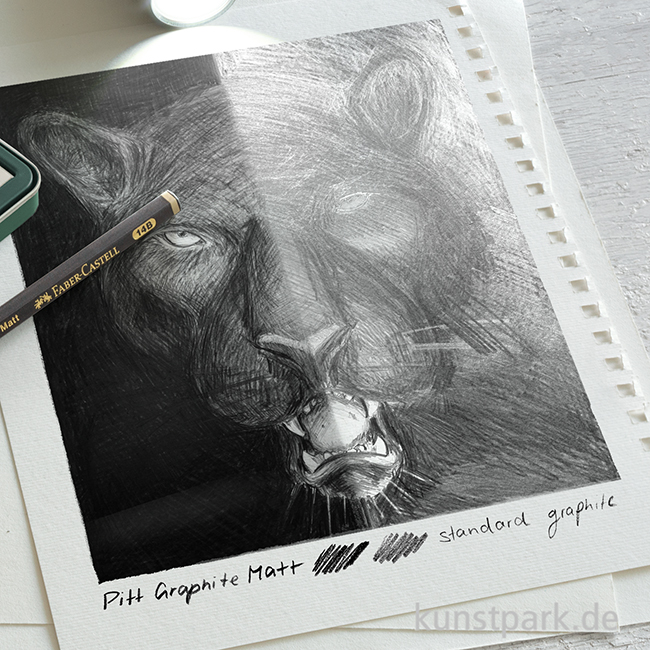 Artikelbild 3 des Artikels “Faber-Castell PITT Graphite Matt - 6 Stifte im Metalletui “