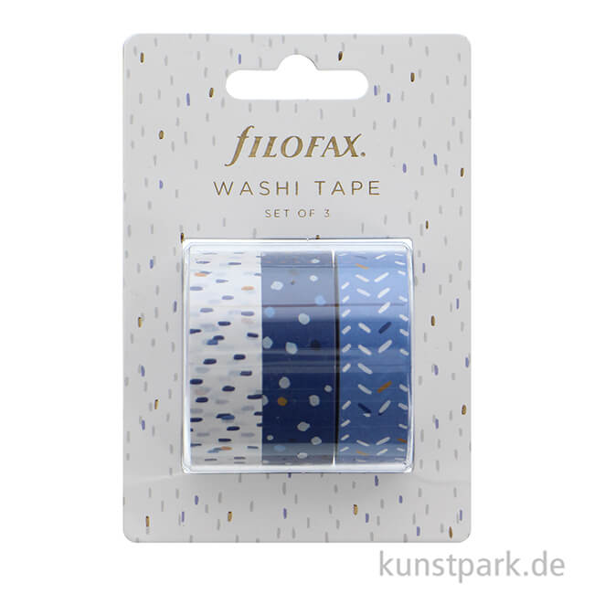Artikelbild 3 des Artikels “FILOFAX Washi Tape Set - Indigo, 3 Stück, je 5m “