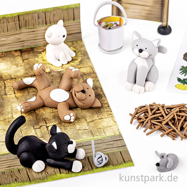 Artikelbild 3 des Artikels “FIMO Kids Form & Play - Cat, 4 x 42 g + Zubehör “