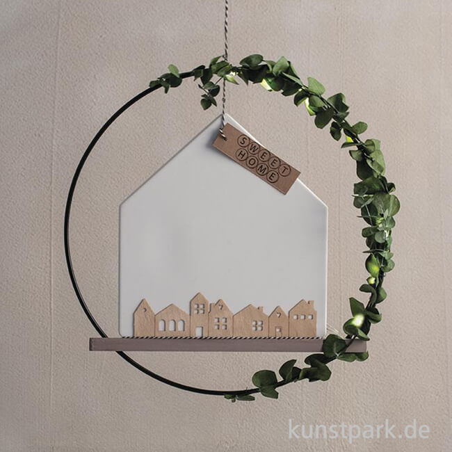 Artikelbild 3 des Artikels “Furnierholz Mini Häuser, Natur, 2 x 10,6 x 3,4 cm + 2 x 14 x 3,4 cm “