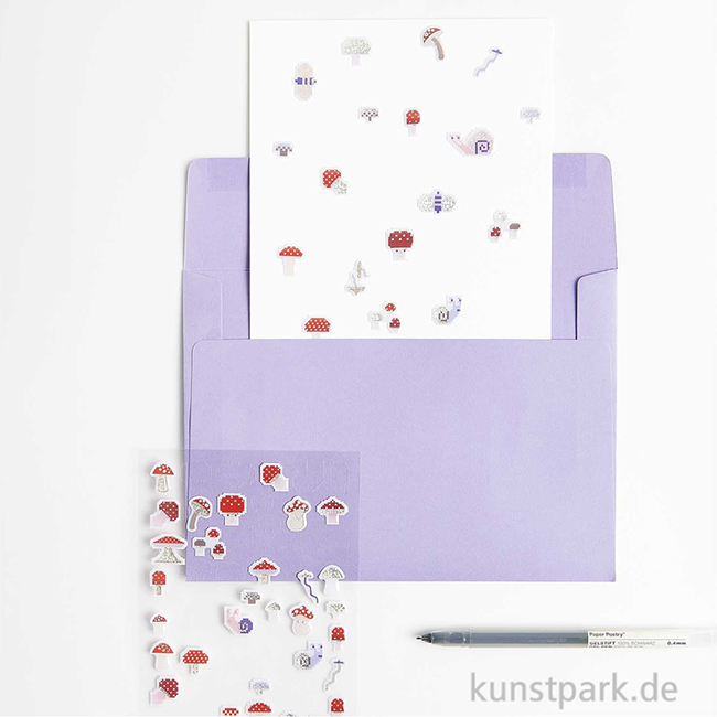 Artikelbild 3 des Artikels “Gelsticker - Shrooom, Pixel, 63 Aufkleber “