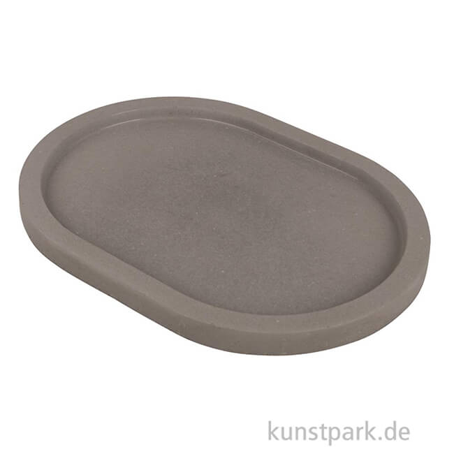 Artikelbild 3 des Artikels “Gießform - Dekoplatte Oval, 24,5 x 18 x 2 cm “