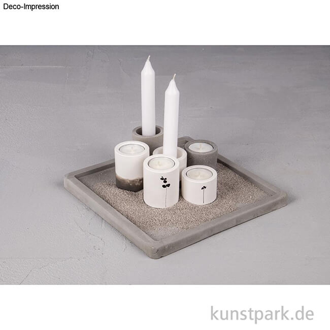 Artikelbild 3 des Artikels “Gießform - Dekoplatte Quadrat, 25 x 25 x 2 cm, Rand 1,3 cm “