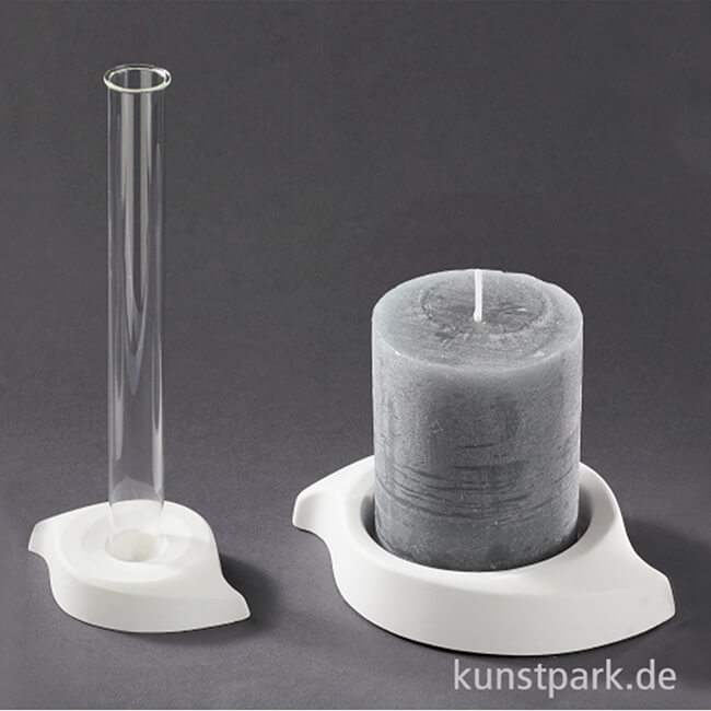 Artikelbild 3 des Artikels “Gießform - Kerzenhalter II für Stab- + Stumpenkerzen “