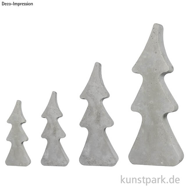 Artikelbild 3 des Artikels “Gießform - Tannenbäume, 4 Motive, 8 - 16 cm, Tiefe 3 cm “