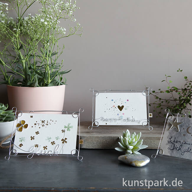 Artikelbild 3 des Artikels “Good old friends - Drahtrahmen, Glück “